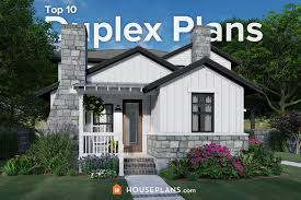 What is a duplex house? Top 10 Duplex Plans That Look Like Single Family Homes Houseplans Blog Houseplans Com