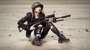 Check out the rich palettes and lush designs of our anime collection. Women With Gun Wallpapers Wallpaper Cave