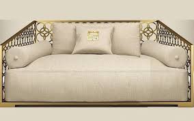 Mobilier transparent de luxe paris,canapé art déco paris,fabrication de canapé,art déco,puces de saint ouen,console art déco,cannes,maroc. Casa Padrino Canape 2 Places De Luxe Ivoire Champagne Or 250 X 109 Cm Canape Fait Main Avec Coussins Canape De Salon Canape De Jardin Canape De Patio Mobilier D Hotel Qualite De Luxe