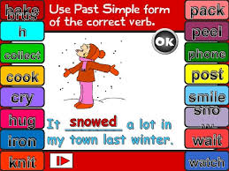 Maybe you would like to learn more about one of these? English Department Regular Verbs In Simple Past Tense