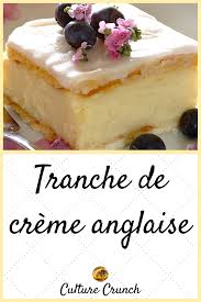 Tranche De Creme Anglaise La Recette Facile En 2020 Recette Dessert Recette Recette Facile