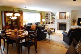 To reduce the feeling of tunnel vision, try an arrangement with some of your furniture on an angle. Arranging Furniture In A Small Living Room Dining Room Combo Novocom Top