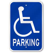 accessible parking spaces must be at least 96 inches (2440 millimeters) wide. Handicap Parking Symbol 3m Reflective Outdoor Quality Ps03g40
