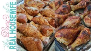 These oven baked chicken drumsticks are an easy meal idea the whole family will love! Baked Bbq Chicken Drumsticks Video The Diary Of A Real Housewife