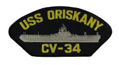 Amazon.com: USS Oriskany CV-34 Patch - Gold and Silver on Black ...