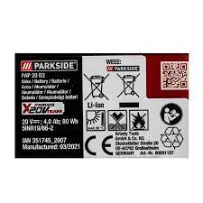Parkside batterie 20v 4ah • fieldsfiatorlando.com from i.ytimg.com baterija je nerabljena, isprobana, u originalnoj. Parkside 20v Akku 4ah Pap 20 B3 26 99