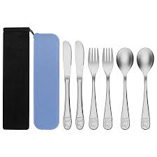Stainless steel kitchen containers sets and reps for hypertrophy. Kirecoo 6 Piece Stainless Steel Kids Silverware Set Flatware Cutlery Set With Storage Case Pouch For Toddler Preschooler Chlid 2 Spoons 2 Forks 2 Knives Dishwasher Safe Metal Toddler Utensils
