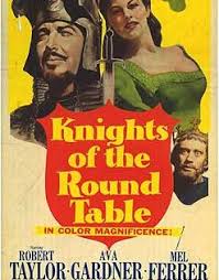 Knights Of The Round Table 1953 Robert Taylor Ava Gardner Mel Ferrer Mgm Insert Movie Poster Movie Posters Ava Gardner Movies Old Film Posters