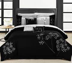 Maybe you would like to learn more about one of these? Buy Chic Home 8 Piece Pink Floral Comforter Set Queen Black White Online In Indonesia B00l9bw9t4