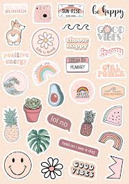 Unique cd aesthetic stickers featuring millions of original designs created and sold by independent artists. Small Large Aesthetic Stickers For Phone Case 11 Inc Etsy Scrapbook Stickers Printable Aesthetic Stickers Print Stickers