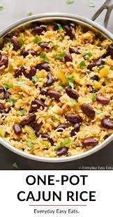 This One-pot Cajun Rice Recipe Makes An Easy Skillet Dinner Learn How To Make Spicy Creole-style Rice On One Pot Rice Meals Vegetarian Rice Recipes Cajun Rice