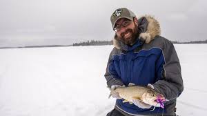 2.) lake trout jigging raps: Ice Fishing For Lake Trout Sunset Country Ontario Canada