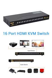 16 Port Hdmi Kvm Switch Kvm Switches Hdmi Custom Pc