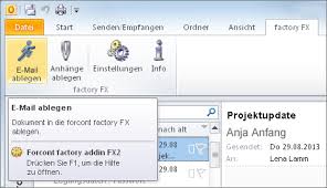 Outlook 2010, beide per imap, an 2 pcs plus archivieren bedeutet eigentlich immer, dass teile aus dem aktiven bereich entfernt werden, was sich mit dem. E Mails Aus Outlook Im Dms Ablegen Forcont