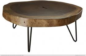 Live edge redwood slab coffee table or end table a substantial 1970s live edge redwood slab coffee table on a large root base. Live Edge Round Slab Side Table Coffee Table