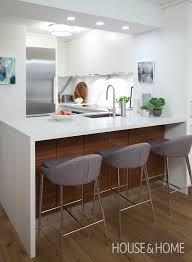 Space Saving Solutions For Small Condo Kitchens In 2020 Small Condo Kitchen Condo Kitchen Modern Kitchen Interiors
