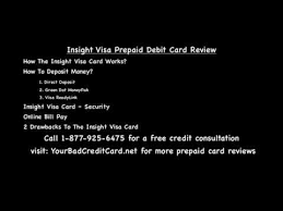 The number (up to two) and types of links provided. Insight Visa Prepaid Debit Card Review Youtube