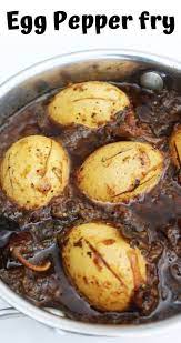 Egg Pepper Fry Pepper Egg Fry Pepper Egg Masala Spicy Egg Masala Recipe Stuffed Peppers Egg Recipes Indian Egg Masala