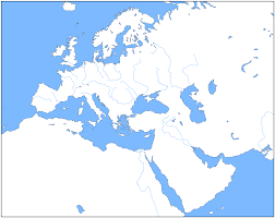 This is a simple europe outline map that includes nations. Outline Map Of Europe Middle East Map Europe Map Map