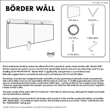brilliant the german satirical magazine the postillon offers trump a flat packed alternative to the wall