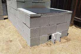 Cinder Block Cmu Offset Smoker Cinder Block Offset Smoker Outdoor Kitchen Bars
