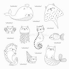 Since there are numerous cat species all across the world, these pages offer ample opportunities for young minds to experiment with colors and explore their creative potential. Kitten Coloring Pages Stock Illustrations 395 Kitten Coloring Pages Stock Illustrations Vectors Clipart Dreamstime