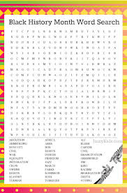 You'll need to find 10 words in this free word search puzzle. Free Printable Black History Month Word Search Puzzle Jinxy Kids