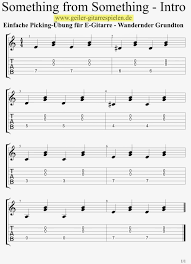 Made for their black album, nothing else matters became a huge success for the band and it became the last step from heavy metal heroes to a hard rocking mainstream band. Die Gitarren Seite Something From Nothing Intro Tabs
