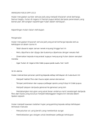Home » bahasa melayu , kerja kursus bahasa melayu » contoh karangan ucapan bahasa melayu stpm. Karangan Kepentingan Hutan