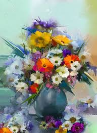 Watch free oil painting instructions video lessons Oil Painting Flowers In Vase Hand Paint Still Life Bouquet Stock Photo Picture And Royalty Free Image Image 61621400