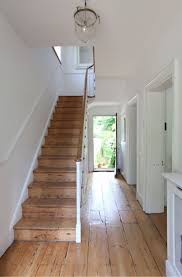 Natural Pine Flooring And Staircase House Pine Floors Wooden Stairs