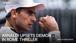 Highlights: Arnaldi upsets De Minaur, reaches maiden R3 in Rome 2026
