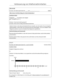 Verbesserung Von Mathematikarbeiten Unterrichtsmaterial Im Fach Mathematik Mathematik Mathematikunterricht Bruchrechnen