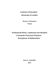 Pdf Professional Roles Leadership And Identities Of