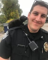 Happy #Caturday! Way back in 2019 Officer Cole got a call of a chicken in  the road. Turns out, it was Pawciffer, who just wanted a ride to the animal  shelter.