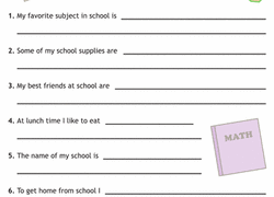 Little ones will especially like the write place these in a container or glue them to cards to use as writing prompts for creating a unique story. 1st Grade Writing Worksheets Free Printables Education Com