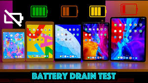 2020 Ipad Battery Drain Test Ipad Pro 12 9 11 Inch Vs Ipad Air Vs 10 2 Ipad Vs Ipad Mini 5 Youtube