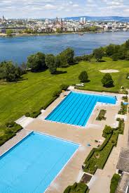 Freibad Maaraue Von Oben Freibad Allgemeine Zeitung Fotos
