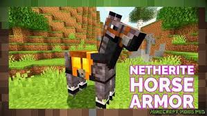 Now you can create a new armor for. Mod Bronya Dlya Konej Netherite Horse Armor Dlya Majnkraft 1 16 5
