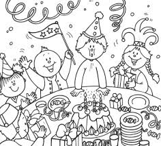Coloriage gâteau d'anniversaire trois étages. Coloriage Anniversaire Coloriages Pour Enfants
