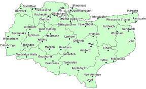 Towns In Kent Map Kent Eus: Downloads