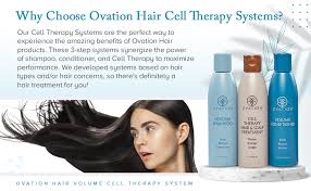 Ovation hair products, including ovation cell therapy, literally ruined my hair. Amazon Com Ovation Volume Cell Therapy System Get Stronger Fuller Healthier Looking Hair With Natural Ingredients Includes Volume Therapy Treatment Shampoo And Volumizing Conditioner Made In The Usa Beauty