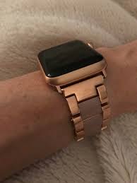 Best bands for the gold apple watch imore 2021. Rose Gold Link Band From Amazon Perfect Match Applewatch