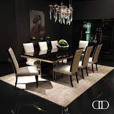 Have a designated dining room? Charming Dining Dorya S M 3006 Chicago Dining Table I 3002 Diamond Side Chairs V 3000 Tuxedo Bar And D 3003 Console Dining Table Furniture Luxury Furniture