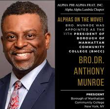Congratulations to BMCC President Anthony E. Munroe