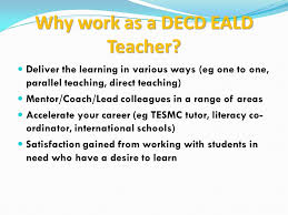 Ways Eald Teachers Can Work In Decd Schools Ppt Video Online Download