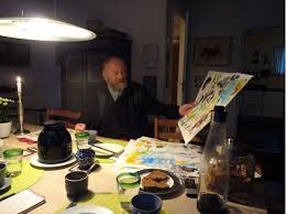 Danish political cartoonist kurt westergaard, whose explosive image of muhammad wearing a bomb for a turban spawned international outrage in 2005, shows off some work in his heavily secured home. The Danish Cartoon Crisis Of 2005 And 2006 10 Things You Didn T Know About The Original Muhammad Controversy Huffpost