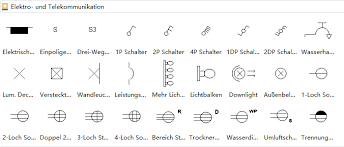 Symbole Fur Gestaltung Des Deckenspiegels Spiegel Schaltplan Decke