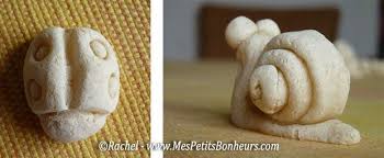 Pate A Sel Coccinelle Et Escargot Idee Pate A Sel Pate A Sel Animaux En Pate A Modeler