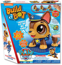 Paw patrol robot hond foto spielzeuge kleurplaatvuurwerkco. Gear2play Robot Bouwpakket Build A Bot Paw Patrol Chase Bruin Internet Toys